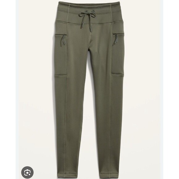 NWT Women’s Old Navy Ultra Coze HiRise Go-Dry Fleece Lined Leggings Size M - Picture 7 of 7